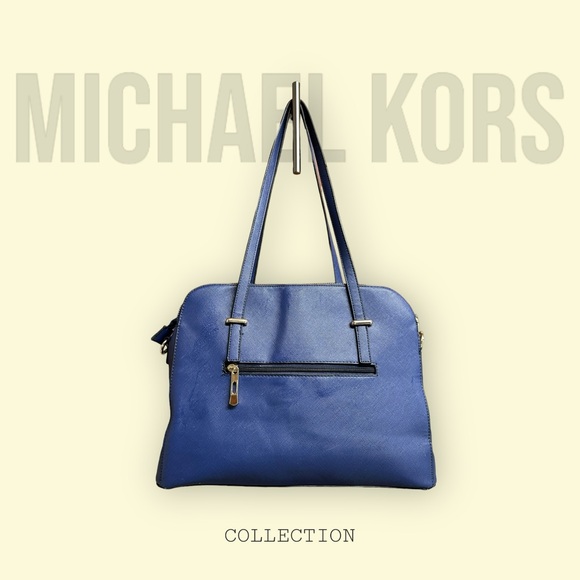 Michael Kors Blue Epi Handbag - Picture 3 of 16